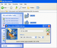 One-click CD/DVD Writer screenshot